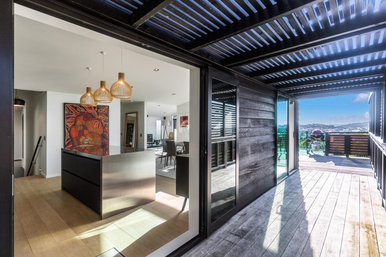 Taonga With Sea Views By Waiheke Unlimited Villa Oneroa Ngoại thất bức ảnh